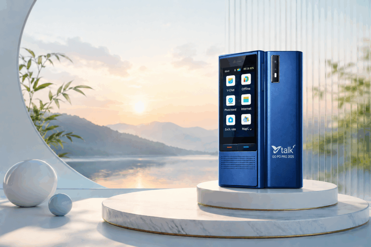 Bàn giao máy phiên dịch VTalk Go 2025