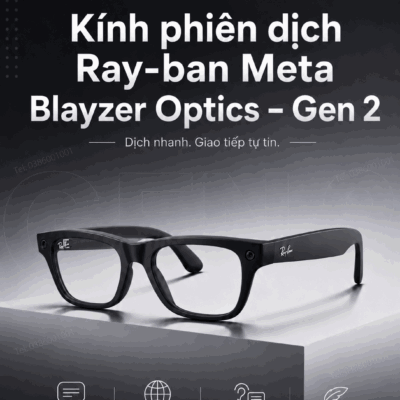 Kính Phiên Dịch Ray-ban Meta Blayzer Optics Gen 2 - Tích Hợp Meta AI Dịch Realtime